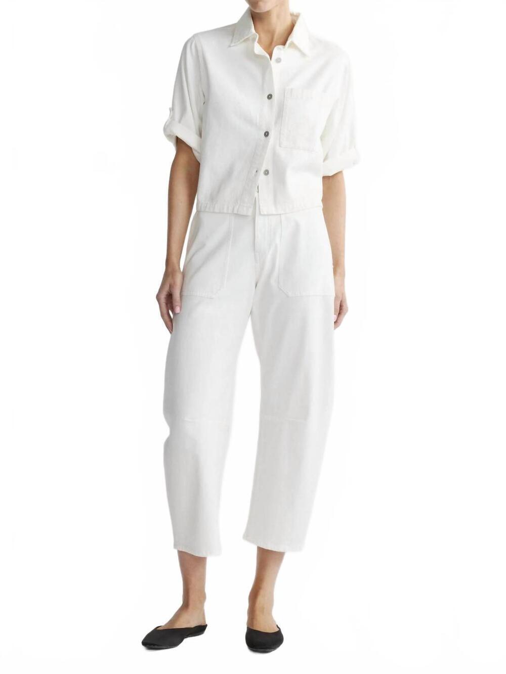 NEW DL1961 - WOMEN'S bilie easy barrel high rise jean in white